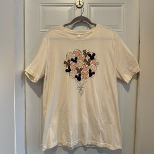 Mickey Mouse balloons with mixed animal print. Custom made.Men’s XL Worn once.